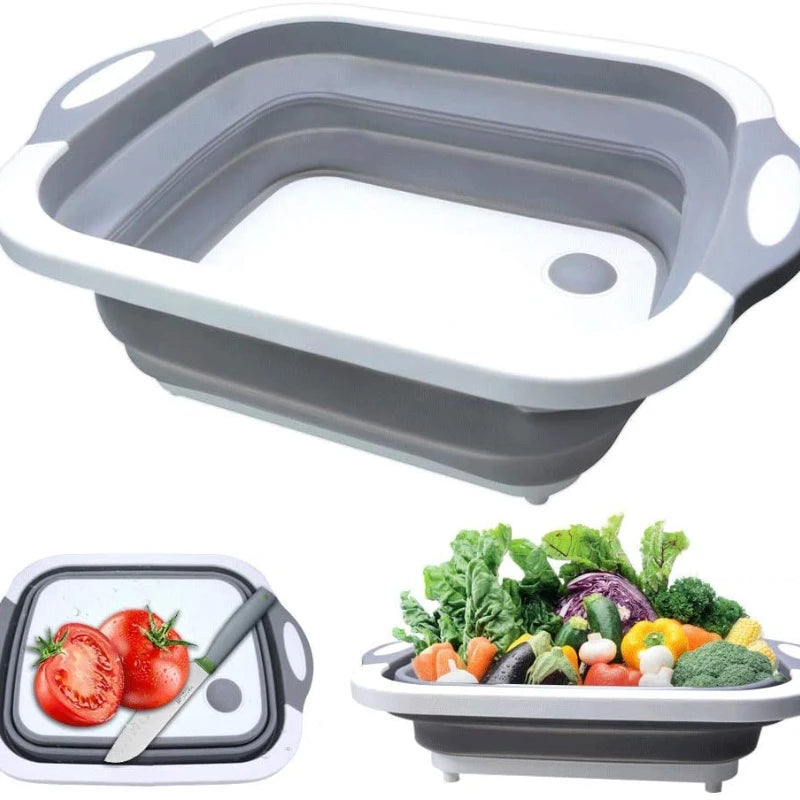 Foldable Home Wash Basin, Portable Sink, Foot Basin, Plastic Collapsible Bucket, Travel and Outdoor Camping Basin
