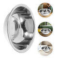 2Pcs Multipurpose Stainless Steel Basin Thickened Wash Basin Laundry Bowl Foot Soaking Tub Portable Foot Bath Bathroom Washtub